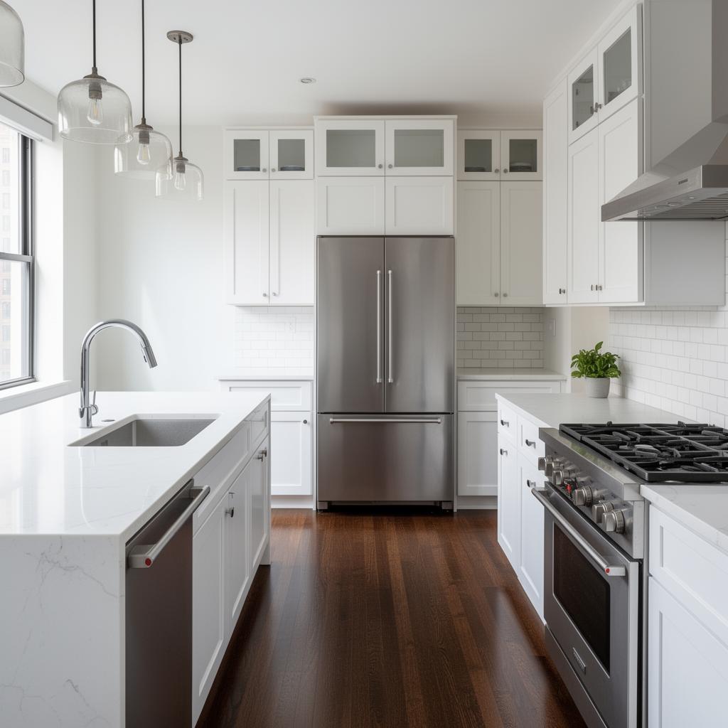Kitchen after cleaning